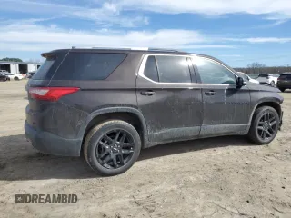2018 Chevrolet Traverse LT Cloth z VIN 1GNERGKW6JJ265546, wystawiony jako Copart lot #46409545 z przebiegiem 116 079 mil mil oraz Szkoda całkowita • Salvage title. Historia ofert i sprzedaży dostępna na DreamBid. Obrazek 3.