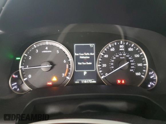 2021 Lexus RX 350 with VIN 2T2AZMDA2MC303342, listed as a Copart auction lot 60886365 with 116,172 mi miles and Salvage title. Bid and sale history available at DreamBid. Image 9.