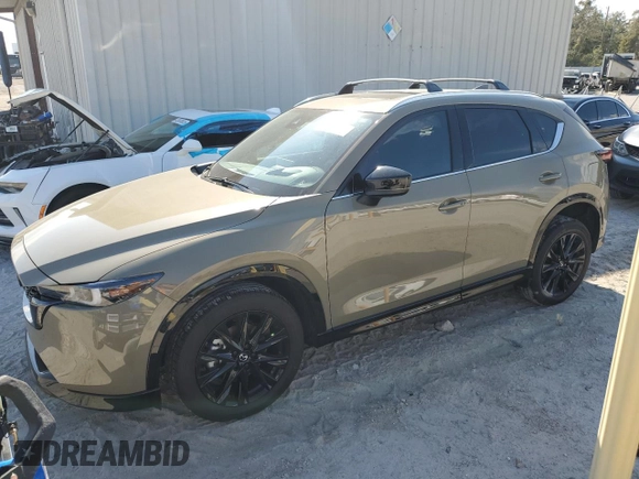 2024 Mazda CX-5 2.5 Carbon Turbo with VIN JM3KFBAY5R0532839, listed as a Copart auction lot 44246525 with 7,725 mi miles and Non Repairable. Bid and sale history available at carsss.com. Image 1.