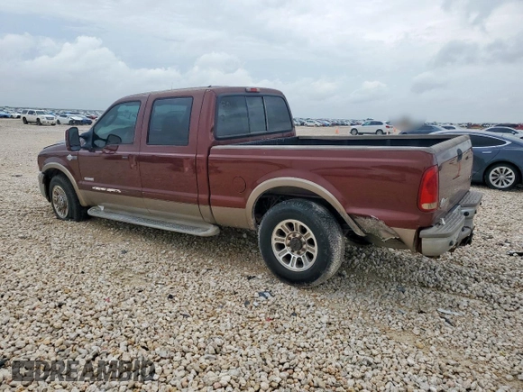 2005 Ford F-250 XL with VIN 1FTSW20PX5ED11526, listed as a Copart auction lot 62649305 with 253,294 mi miles and Salvage title. Bid and sale history available at DreamBid. Image 2.