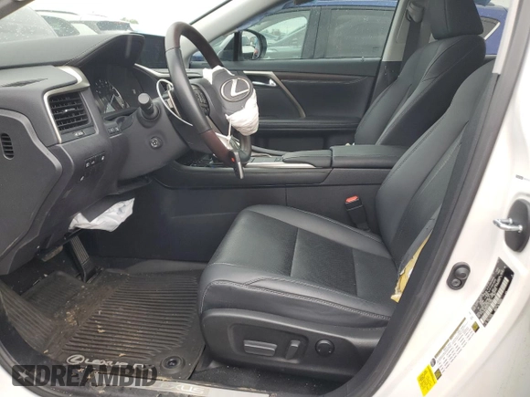 2020 Lexus RX 450h with VIN 2T2HGMDA0LC047964, listed as a Copart auction lot 58423355 with 26,140 mi miles and Salvage title. Bid and sale history available at DreamBid. Image 7.