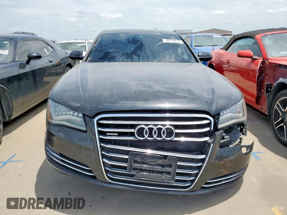 2013 Audi A8 3.0L с VIN WAURGAFD9DN005304, выставлен на аукционе Copart как лот 58799615 с пробегом 139 993 миль миль и Списание • Salvage title. История ставок и продаж доступна на DreamBid. Изображение 5.