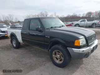 2003 Ford Ranger XL Fleet with VIN 1FTZR45E63PB49520, listed as a IAAI auction lot 41844597 with 123,692 mi miles. Bid and sale history available at carsss.com. Image 1.