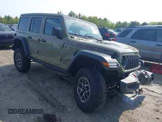 2025 Jeep Wrangler Rubicon with VIN 1C4PJXFN0SW546661, listed as a IAAI auction lot 42236807 with 2,963 mi miles and . Bid and sale history available at DreamBid. Image 1.