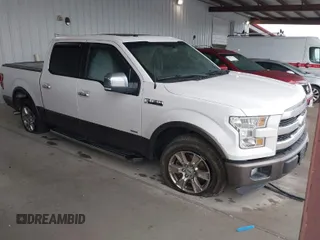 2015 Ford F-150 XL with VIN 1FTEW1CG2FKE72989, listed as a IAAI auction lot 41282621 with 83,119 mi miles. Bid and sale history available at carsss.com. Image 1.