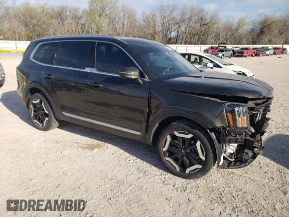 2024 Kia Telluride EX X-Line with VIN 5XYP3DGC4RG452246, listed as a Copart auction lot 50461355 with 16,229 mi miles and Salvage title. Bid and sale history available at DreamBid. Image 4.