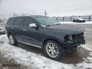 2015 Dodge Durango Citadel with VIN 1C4RDJEG9FC811035, listed as a Copart auction lot 43643325 with 118,507 mi miles and Salvage Title. Bid and sale history available at carsss.com. Image 4.