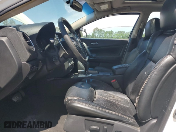 2011 Nissan Maxima SV with VIN 1N4AA5APXBC826940, listed as a Copart auction lot 57809935 with Not provided miles and Salvage title. Bid and sale history available at DreamBid. Image 7.