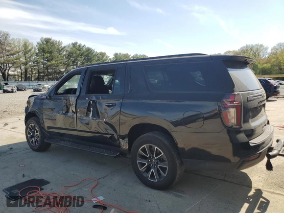 2024 Chevrolet Suburban Z71 z VIN 1GNSKDKD1RR116799, wystawiony jako Copart lot #53435185 z przebiegiem 23 697 mil mil oraz Szkoda całkowita • Salvage title. Historia ofert i sprzedaży dostępna na DreamBid. Obrazek 2.