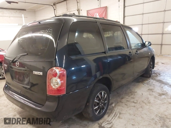 2005 Mazda MPV LX z VIN JM3LW28A050553797, wystawiony jako IAAI lot #41855728 z przebiegiem 180 861 mil mil oraz . Historia ofert i sprzedaży dostępna na DreamBid. Obrazek 4.
