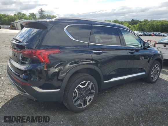 2023 Hyundai Santa Fe Hybrid SEL Premium with VIN 5NMS3DA11PH009489, listed as a Copart auction lot 61459274 with 12,452 mi miles and Salvage Title. Bid and sale history available at carsss.com. Image 3.