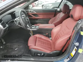 2023 BMW 4 Series 430i xDrive with VIN WBA43AT00PCL57081, listed as a Copart auction lot 44983365 with 9,821 mi miles and Salvage Title. Bid and sale history available at DreamBid. Image 7.