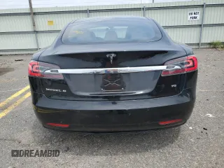 2016 Tesla Model S 70 with VIN 5YJSA1E14GF162187, listed as a Copart auction lot 59308185 with 98,088 mi miles and Salvage title. Bid and sale history available at DreamBid. Image 6.