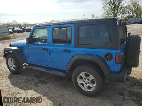 2023 Jeep Wrangler Sport S with VIN 1C4HJXDN3PW503284, listed as a Copart auction lot 51539255 with 31,856 mi miles and Salvage title. Bid and sale history available at DreamBid. Image 2.