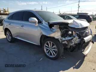 2015 Lexus RX 450h with VIN 2T2ZB1BA6FC002813, listed as a Copart auction lot 50337565 with 107,365 mi miles and Salvage Title. Bid and sale history available at DreamBid. Image 4.