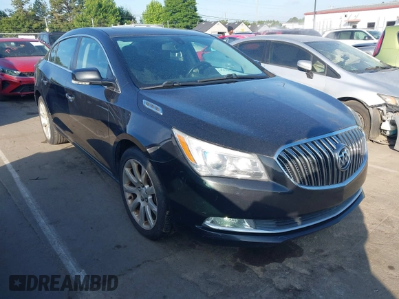 2015 Buick LaCrosse Premium I with VIN 1G4GD5G36FF286261, listed as a IAAI auction lot 42146571 with 162,478 mi miles. Bid and sale history available at carsss.com. Image 1.