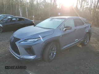 2021 Lexus RX with VIN 2T2YGMDA5MC058704, listed as a Copart auction lot 81347274 with 52,338 mi miles and Salvage Title. Bid and sale history available at carsss.com. Image 1.