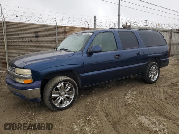 2002 Chevrolet Suburban LT with VIN 3GNEC16T12G241527, listed as a Copart auction lot 86607204 with 250,363 mi miles and Clean Title. Bid and sale history available at carsss.com. Image 1.