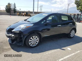 2016 Nissan LEAF S with VIN 1N4AZ0CP5GC308380, listed as a Copart auction lot 54706785 with 103,930 mi miles and Salvage Title. Bid and sale history available at carsss.com. Image 1.