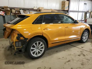 2019 Audi Q8 Prestige with VIN WA1FVAF12KD026669, listed as a Copart auction lot 59744465 with 174,540 mi miles and Salvage title. Bid and sale history available at DreamBid. Image 3.