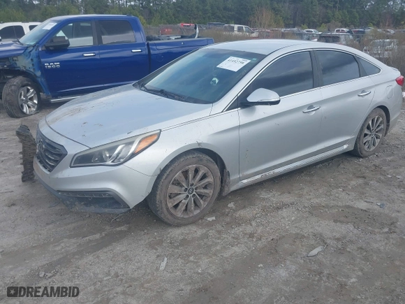 2015 Hyundai Sonata 2.4L Limited with VIN 5NPE34AF6FH234517, listed as a IAAI auction lot 41452758 with 161,941 mi miles. Bid and sale history available at carsss.com. Image 17.