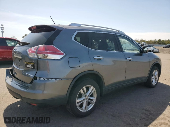 2015 Nissan Rogue S with VIN KNMAT2MVXFP519019, listed as a Copart auction lot 51212755 with 144,751 mi miles and Salvage Title. Bid and sale history available at carsss.com. Image 3.
