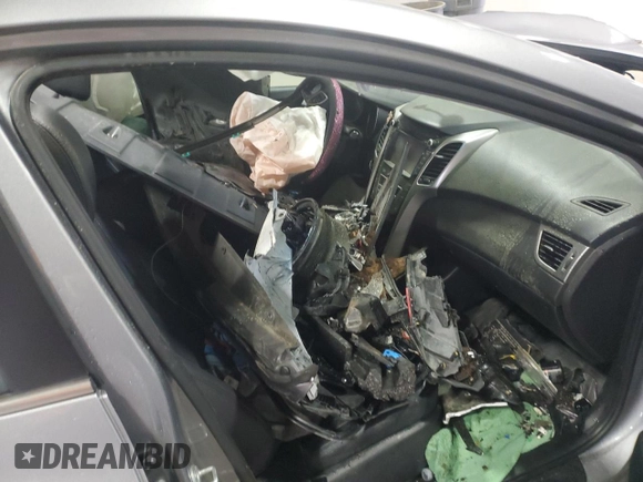 2016 Hyundai Elantra GT with VIN KMHD35LH8GU258367, listed as a Copart auction lot 52259725 with 0 mi miles and Salvage Title. Bid and sale history available at carsss.com. Image 8.
