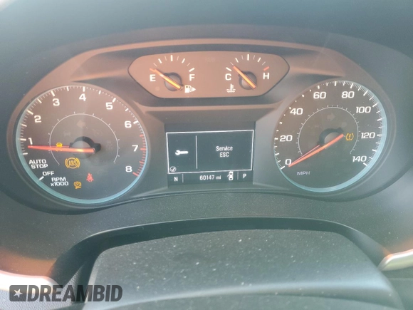 2023 Chevrolet Malibu LT with VIN 1G1ZD5STXPF189787, listed as a Copart auction lot 54957575 with 60,147 mi miles and Clean Title. Bid and sale history available at DreamBid. Image 9.