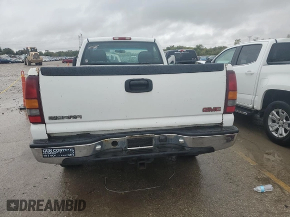2001 GMC Sierra 1500 with VIN 1GTGC24U81Z198225, listed as a Copart auction lot 72794774 with Not Provided miles and Salvage Title. Bid and sale history available at DreamBid. Image 6.