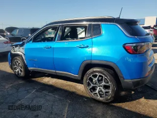 2025 Jeep Compass Limited with VIN 3C4NJDCN5ST565156, listed as a Copart auction lot 63471195 with 10,476 mi miles and Clean title. Bid and sale history available at DreamBid. Image 2.