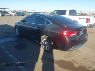 2015 Chrysler 200 Limited with VIN 1C3CCCAB9FN632906, listed as a IAAI auction lot 41418163 with 181,428 mi miles. Bid and sale history available at carsss.com. Image 3.