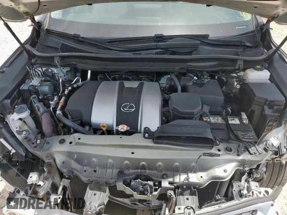 2022 Lexus RX 350 with VIN 2T2HZMDA2NC329679, listed as a Copart auction lot 57273415 with 36,914 mi miles and Salvage Title. Bid and sale history available at DreamBid. Image 12.
