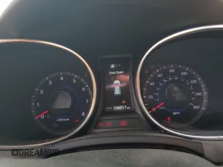 2014 Hyundai Santa Fe with VIN 5XYZUDLBXEG198796, listed as a Copart auction lot 56596375 with 106,017 mi miles and Salvage title. Bid and sale history available at DreamBid. Image 9.