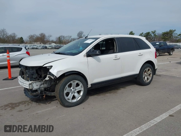 2013 Ford Edge SEL with VIN 2FMDK3JC7DBA61254, listed as a IAAI auction lot 41966459 with 169,950 mi miles. Bid and sale history available at carsss.com. Image 2.