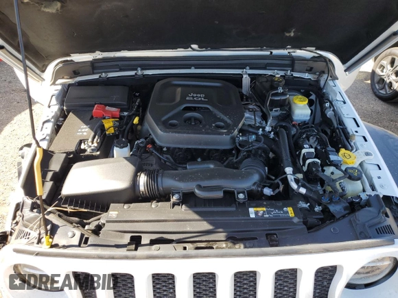 2022 Jeep Wrangler Unlimited Willys with VIN 1C4HJXDN2NW134737, listed as a Copart auction lot 67411754 with 56,296 mi miles and Salvage Title. Bid and sale history available at DreamBid. Image 12.