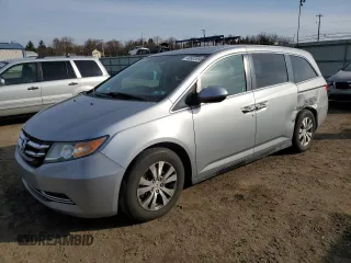 2016 Honda Odyssey EX-L with VIN 5FNRL5H69GB079216, listed as a Copart auction lot 48920895 with 65,289 mi miles and Salvage Title. Bid and sale history available at carsss.com. Image 1.