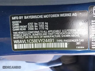2014 BMW X1 xDrive28i with VIN WBAVL1C58EVY24491, listed as a IAAI auction lot 42022672 with 115,123 mi miles. Bid and sale history available at carsss.com. Image 9.