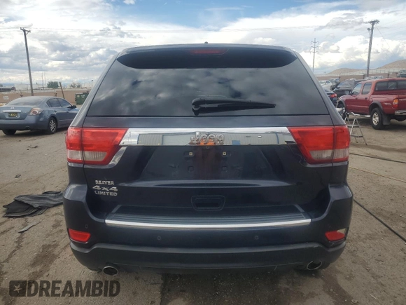 2011 Jeep Grand Cherokee Limited with VIN 1J4RR5GT0BC523363, listed as a Copart auction lot 55468005 with 127,934 mi miles and Salvage title. Bid and sale history available at DreamBid. Image 6.