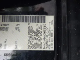 2016 Nissan Altima S with VIN 1N4AL3AP6GN365567, listed as a IAAI auction lot 42492051 with 99,639 mi miles and . Bid and sale history available at DreamBid. Image 9.