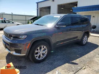 2021 Jeep Grand Cherokee Limited z VIN 1C4RJKBG5M8138506, wystawiony jako Copart lot #55781595 z przebiegiem 39 072 mil mil oraz Szkoda całkowita • Salvage title. Historia ofert i sprzedaży dostępna na DreamBid. Obrazek 1.
