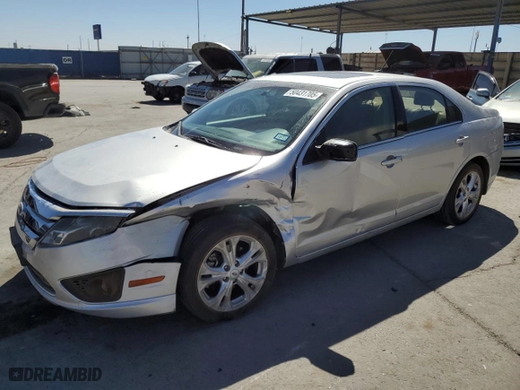 2012 Ford Fusion SE with VIN 3FAHP0HA9CR414187, listed as a Copart auction lot 50431705 with 20,885 mi miles and Salvage Title. Bid and sale history available at carsss.com. Image 1.