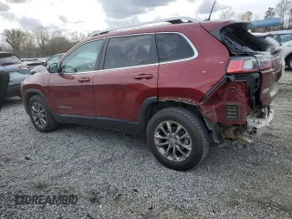 2020 Jeep Cherokee Latitude Plus with VIN 1C4PJLLB5LD657299, listed as a Copart auction lot 49437935 with 125,024 mi miles and Salvage Title. Bid and sale history available at carsss.com. Image 2.