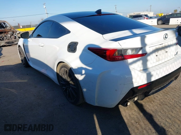 2016 Lexus RC F with VIN JTHHP5BC8G5005607, listed as a IAAI auction lot 41361242 with 99,817 mi miles. Bid and sale history available at carsss.com. Image 3.