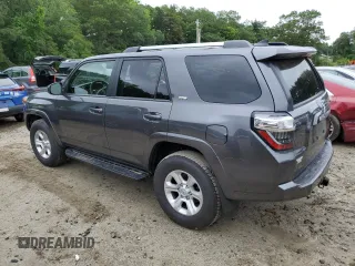 2023 Toyota 4Runner SR5 with VIN JTEMU5JR5P6104499, listed as a Copart auction lot 60705645 with 26,278 mi miles and Salvage title. Bid and sale history available at DreamBid. Image 2.