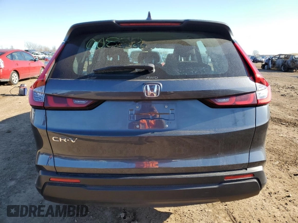 2024 Honda CR-V LX with VIN 2HKRS4H29RH432388, listed as a Copart auction lot 82054734 with 27,746 mi miles and Salvage Title. Bid and sale history available at DreamBid. Image 6.