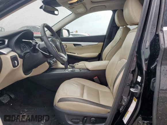 2019 Infiniti QX50 Essential with VIN 3PCAJ5M11KF125689, listed as a Copart auction lot 63862715 with 53,665 mi miles and Salvage title. Bid and sale history available at DreamBid. Image 7.