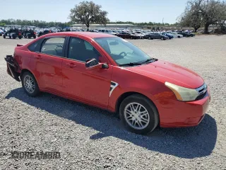 2008 Ford Focus SE with VIN 1FAHP35N38W161641, listed as a Copart auction lot 52700255 with 190,166 mi miles and Salvage Title. Bid and sale history available at carsss.com. Image 4.