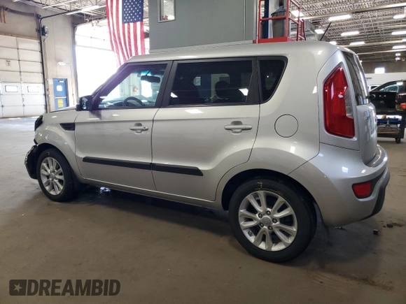 2012 Kia Soul + with VIN KNDJT2A66C7386879, listed as a Copart auction lot 54155375 with 40,043 mi miles and Salvage Title. Bid and sale history available at DreamBid. Image 2.