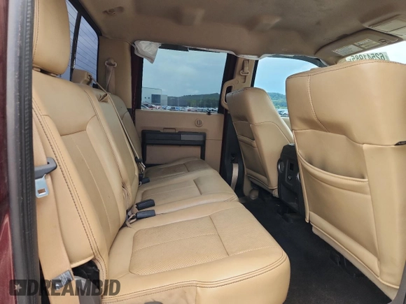 2012 Ford F-250 XL with VIN 1FT7W2B60CEC09675, listed as a Copart auction lot 62541985 with 144,961 mi miles and Salvage title. Bid and sale history available at DreamBid. Image 10.