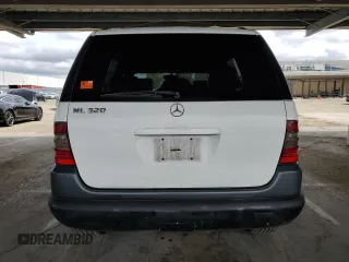 1999 Mercedes-Benz M 320/430/500 with VIN 4JGAB54E9XA130876, listed as a Copart auction lot 51714835 with 191,810 mi miles and Salvage Title. Bid and sale history available at DreamBid. Image 6.